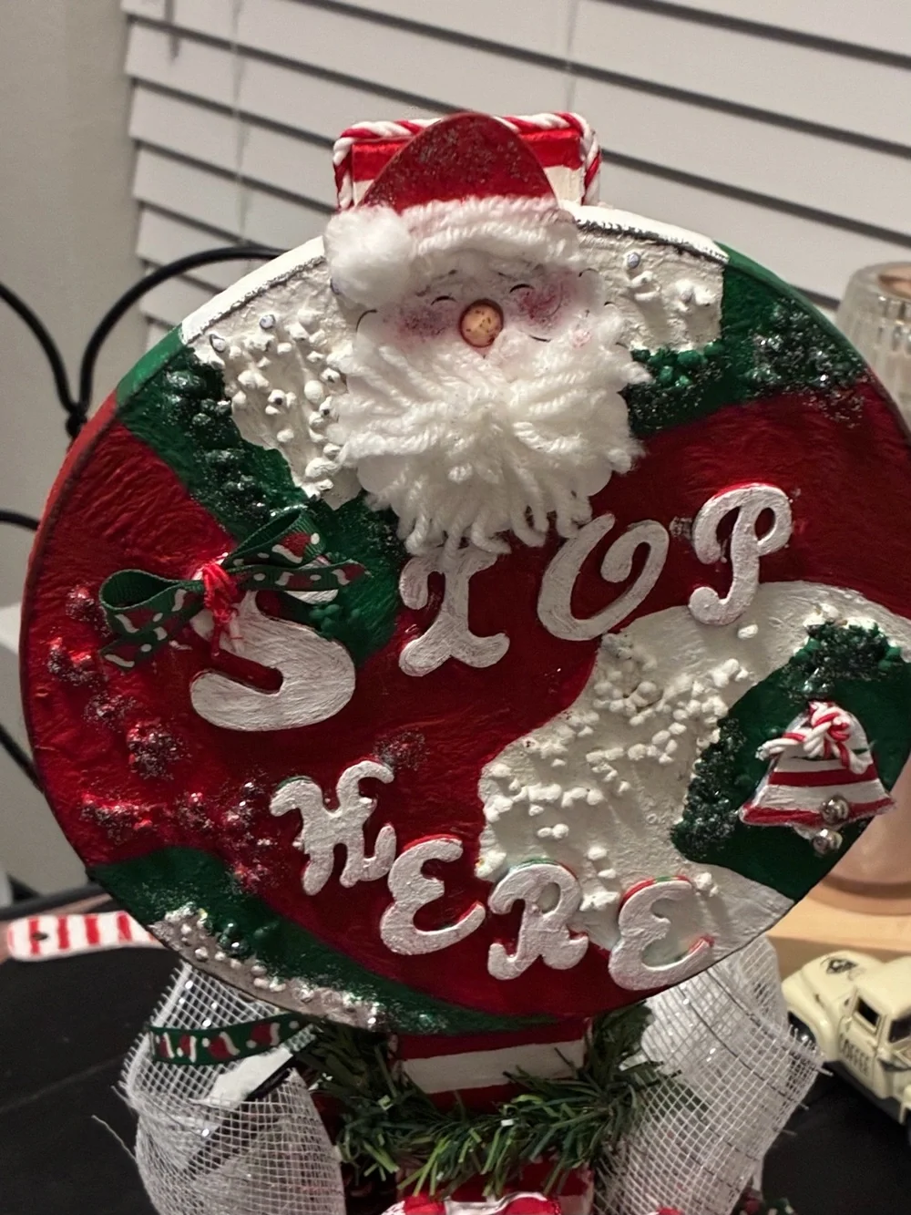 Santa STOP HERE! HO! HO! HO!
